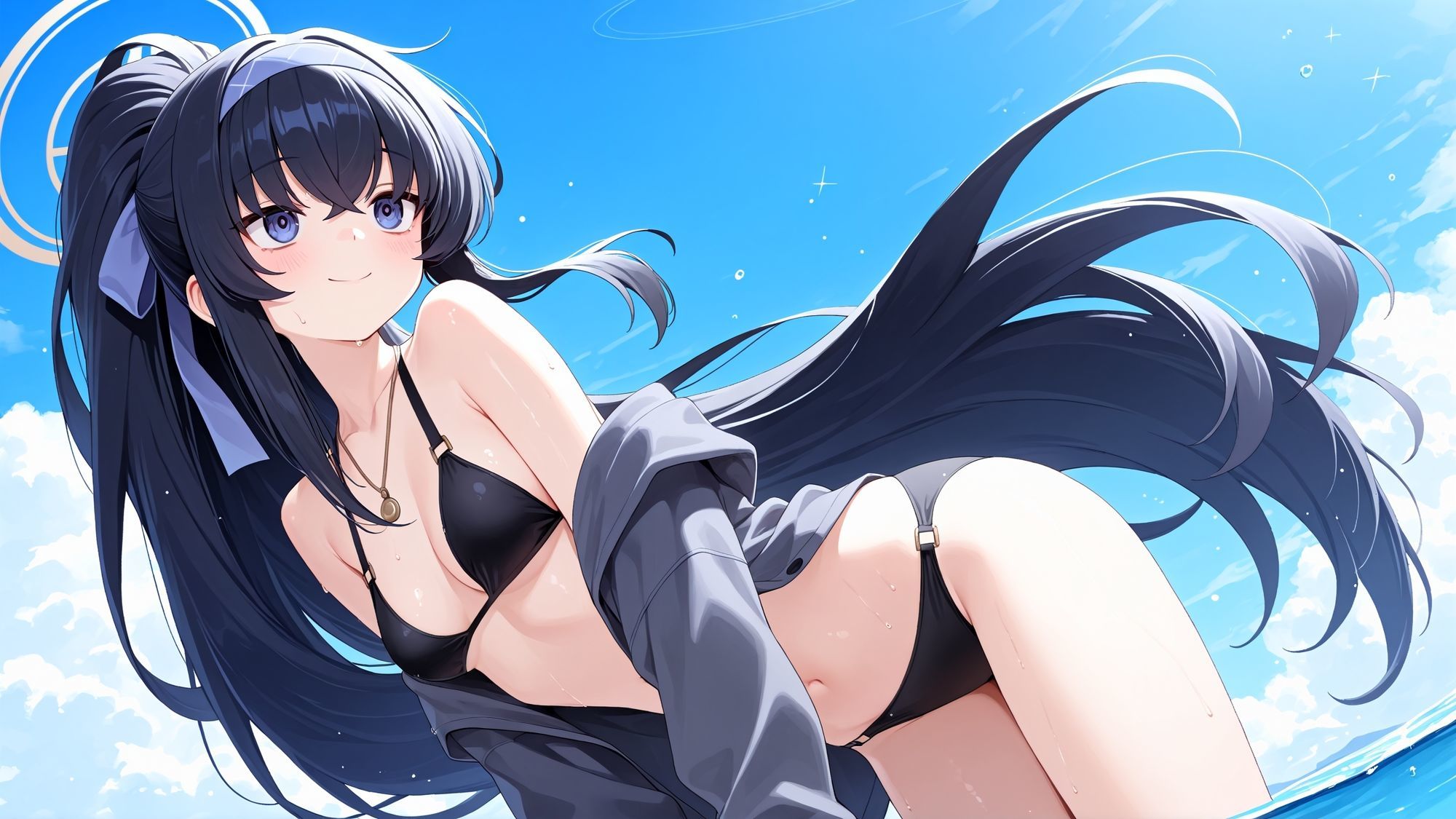 ブルアカPCモニター用16:9壁紙詰め合わせ2 健全全年齢イラスト 解像度2304×1296 346枚10