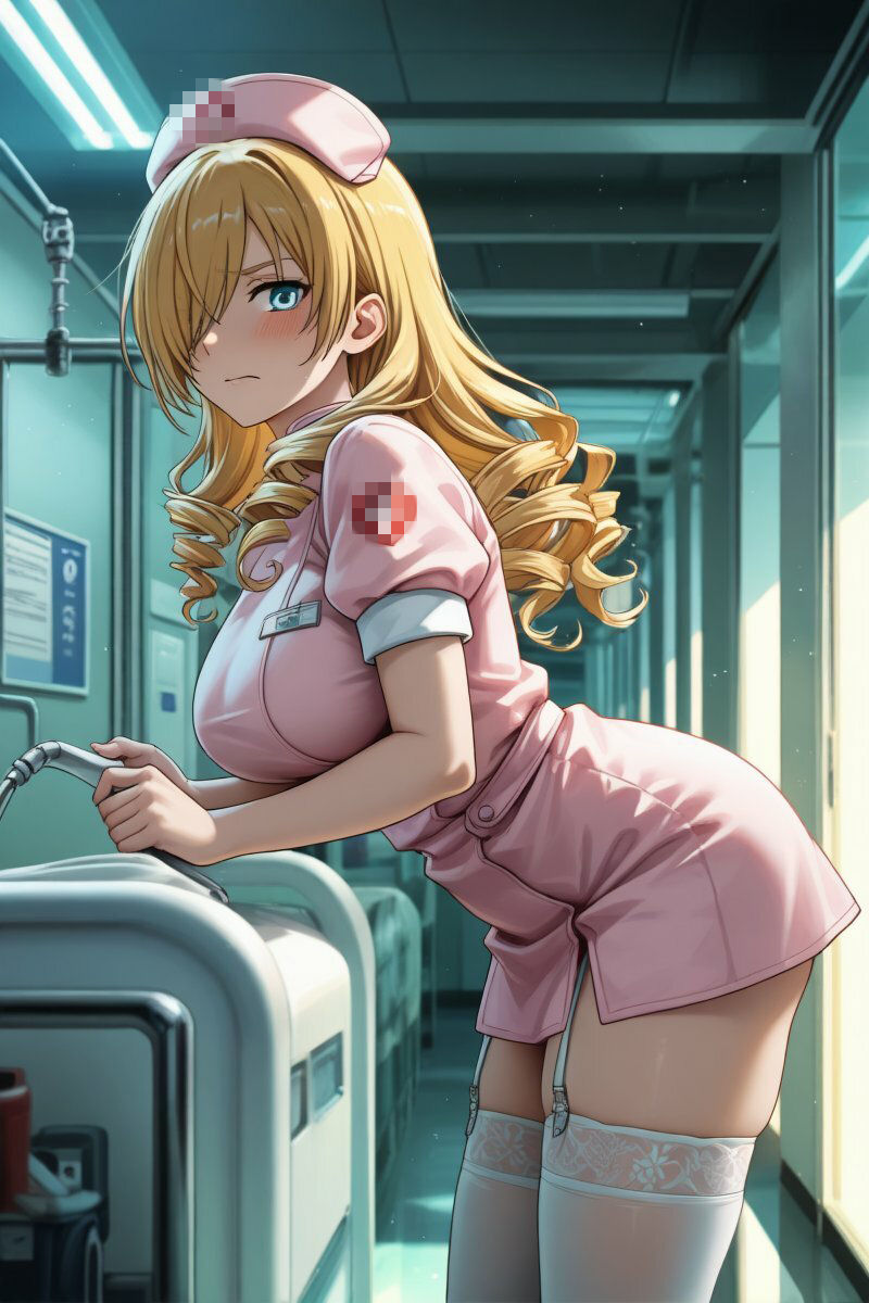 オ◯アナ、オ◯ソラがナース姿でセックスする【CG204枚】