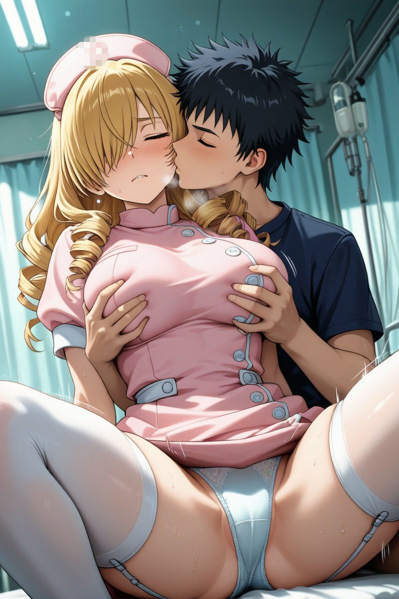 オ◯アナ、オ◯ソラがナース姿でセックスする【CG204枚】