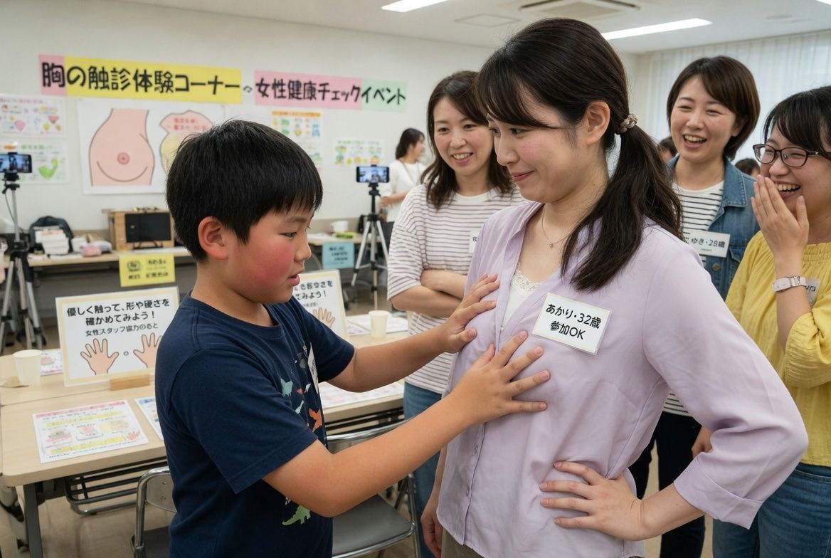 おっぱい触診体験 画像3