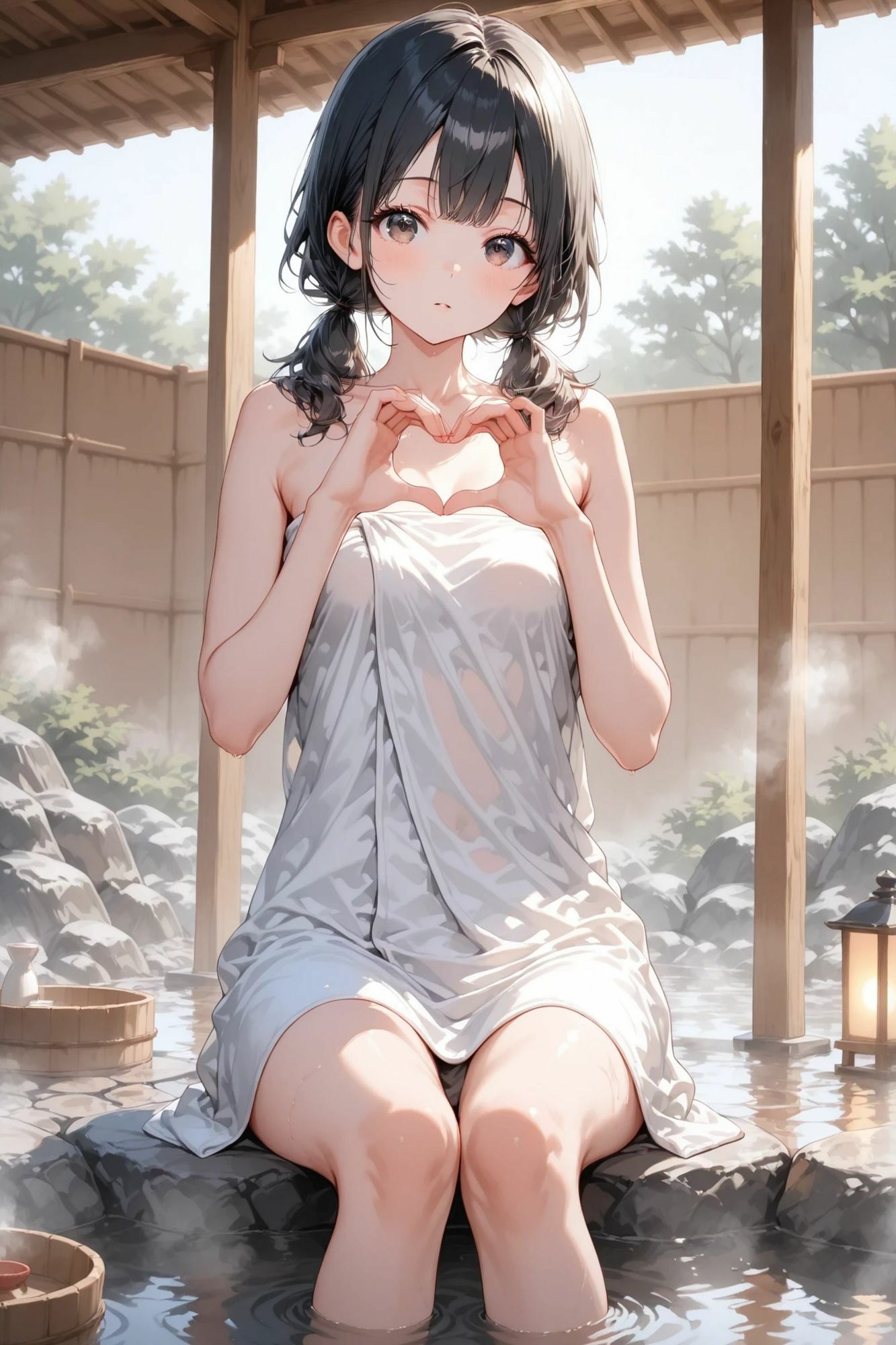 陽菜・沙月・葵｜温泉モデルヌード集_2