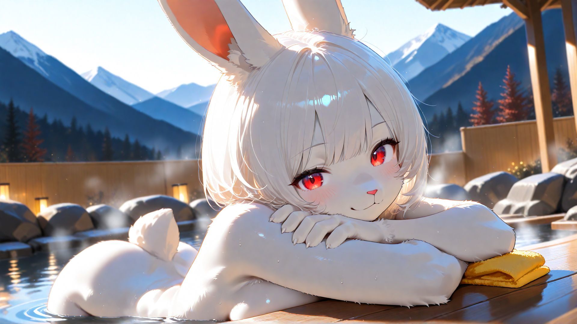 ケモたちと一緒に銭湯 画像3