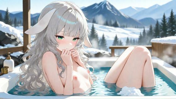 ケモたちと一緒に銭湯