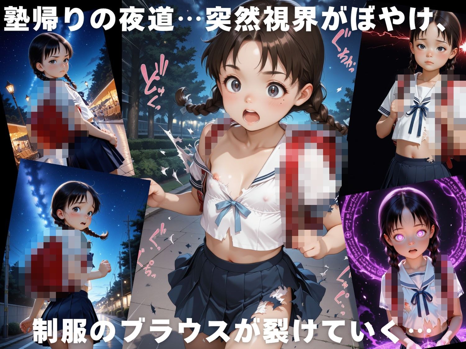 サンプル-つるぺた完全敗北  〜廃墟で繰り返される中出し調教〜 - サンプル画像