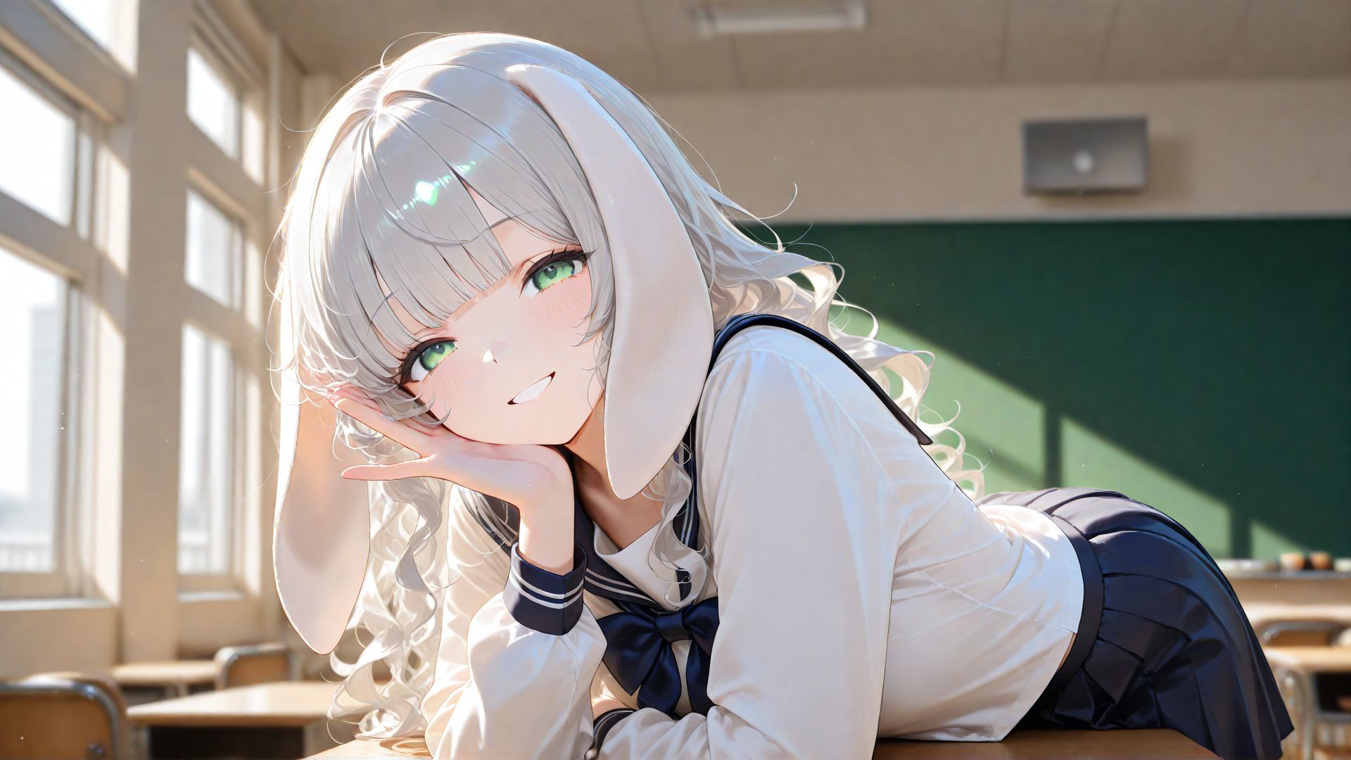 教室(はーと)脱衣 画像2