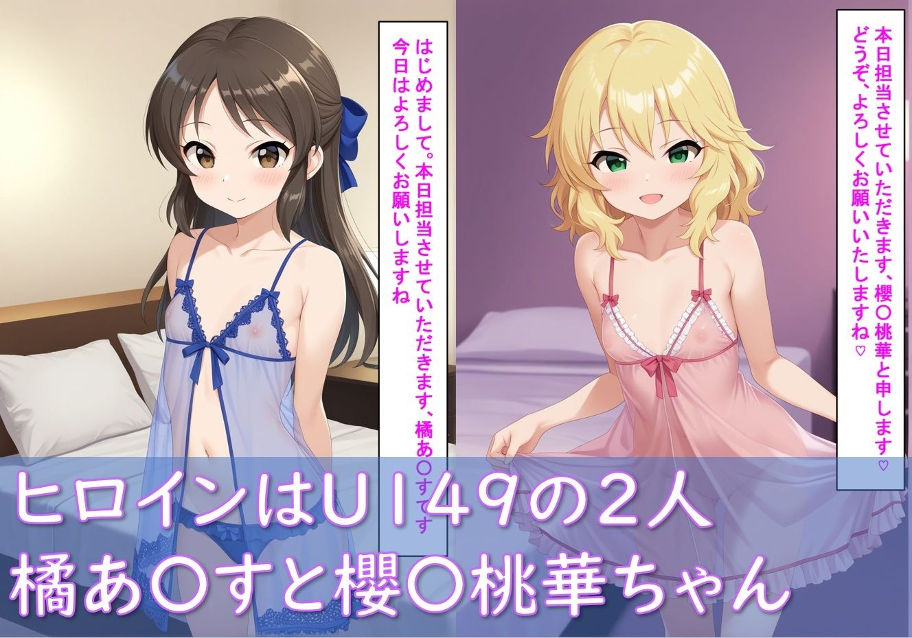 最高級風俗嬢_橘あ〇す&櫻〇桃華~業界初挑戦でソープデビュー~2