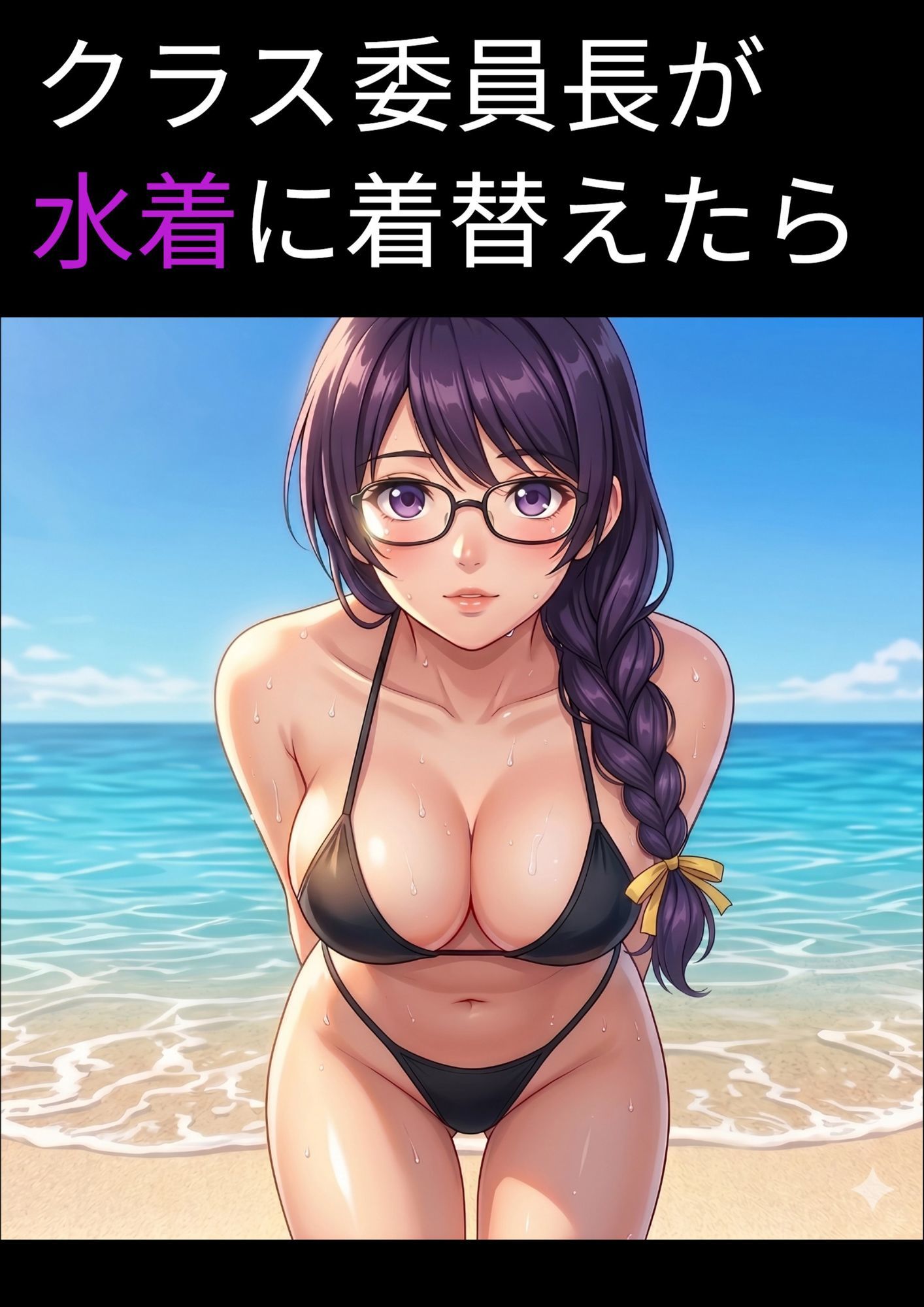 羽物語 第二話 「先生が学校でも私の身体を求めてきて困ってます」   美麗イラスト集「クラス委員長が水着に着替えたら」 画像8
