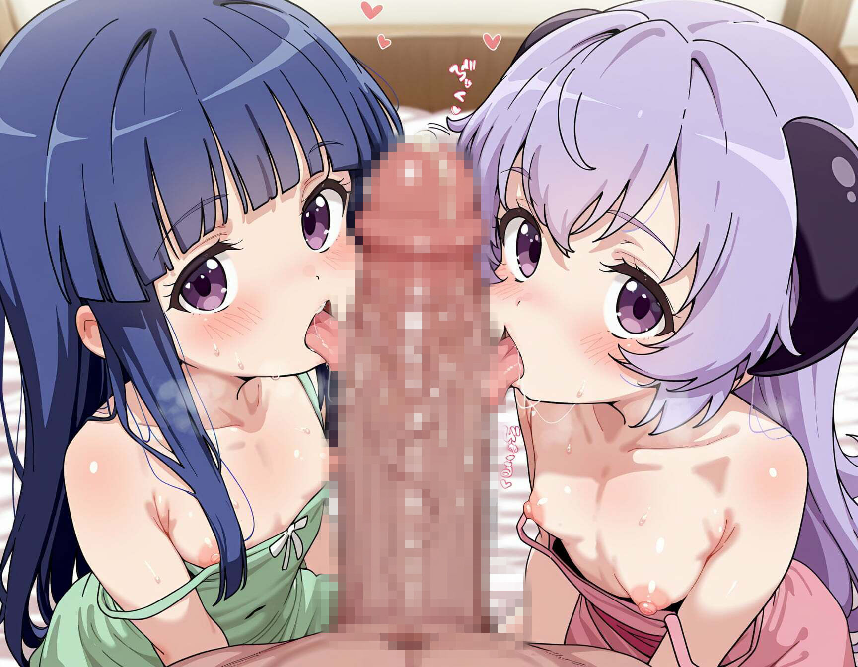 ひ○らしのなく頃に 〜雛○沢の美少女たちをおじ様が肉食動物のように襲っちゃう初めてのハメ撮りセックスおま○こ中出しアクメでイキ狂う〜 サンプル画像 3