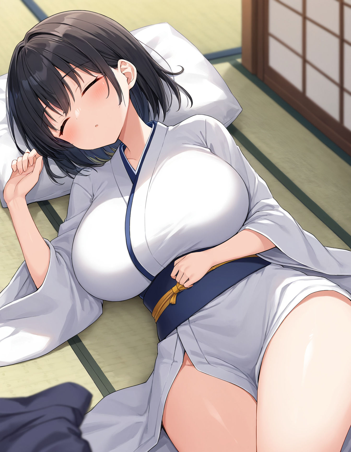 黒髪ショートヘアの幼馴染と懐かしSEX 画像6