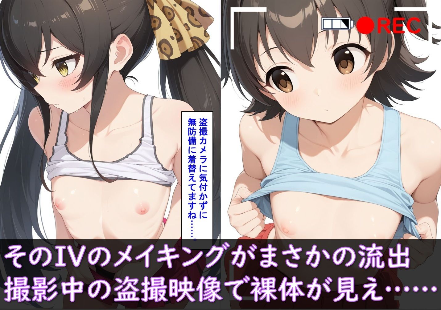 U149アイドル赤〇みりあ＆的〇梨沙_処女喪失映像がAVとして流出する話5