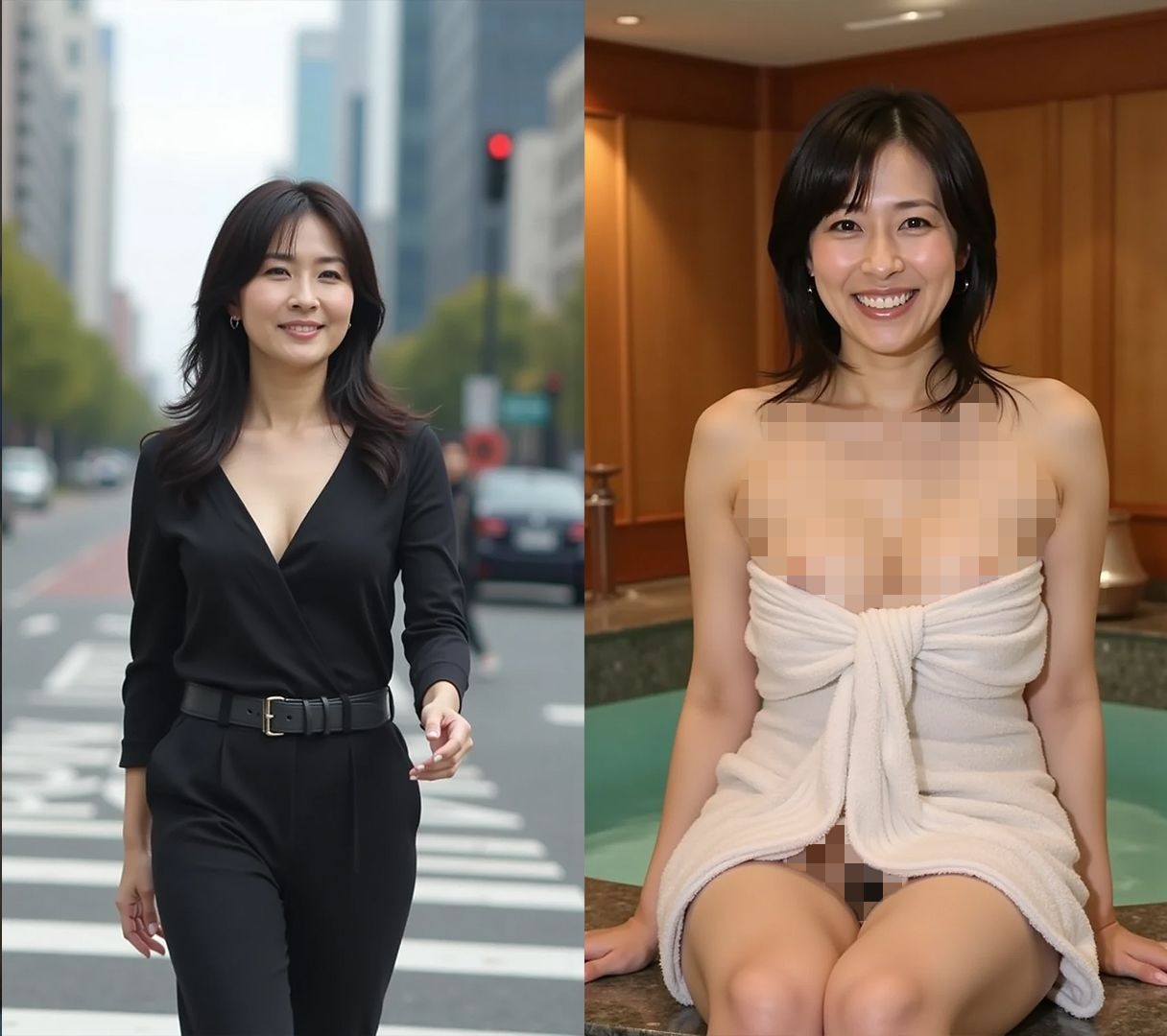 サンプル-MAGAZINE point 街角ストリートスナップ56人  気になるあの子のマ〇毛ボーボーおま〇こ指で広げてもらいました - サンプル画像