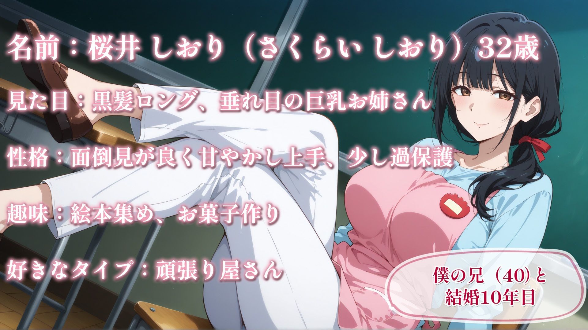 社畜の僕を、保育士の義姉が夜の○○○で独占あまあまセックスしてくれた一部始終 サンプル1