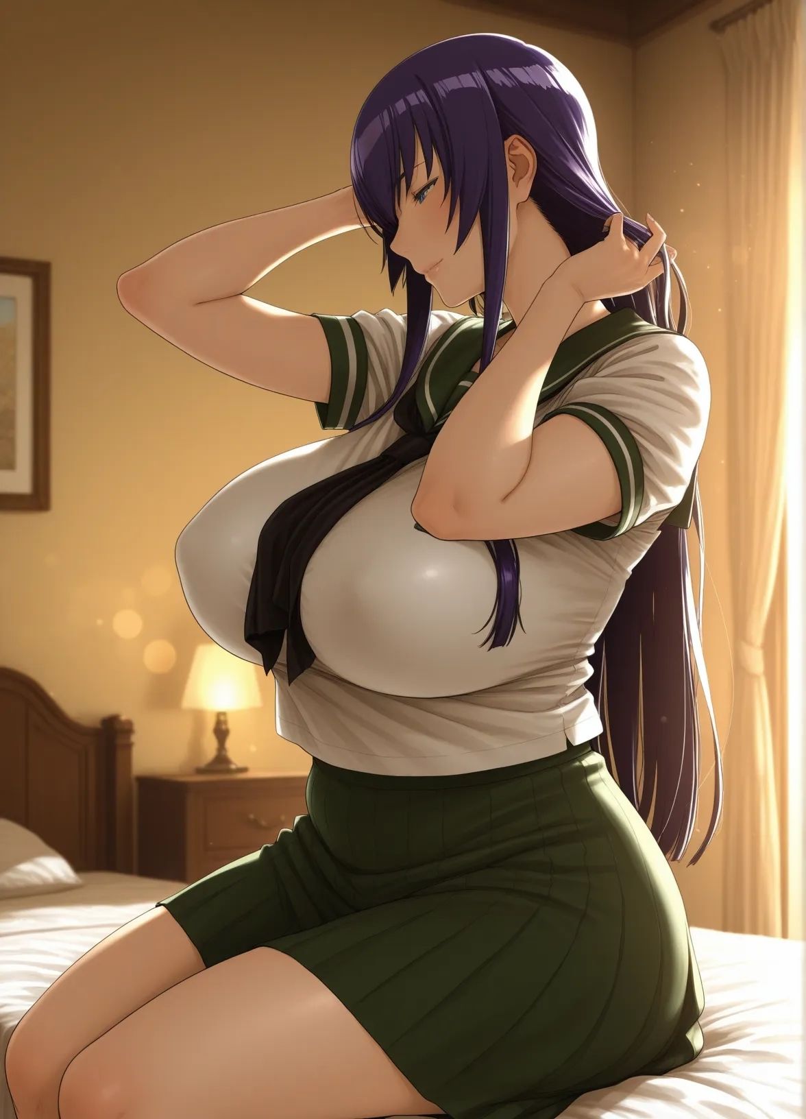 毒島〇子 ムチムチな年上女性とお泊りえっち 画像6