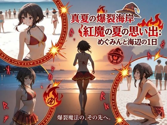 真夏の爆裂海岸 紅魔の夏の思い出〜めぐみんと海辺の1日〜