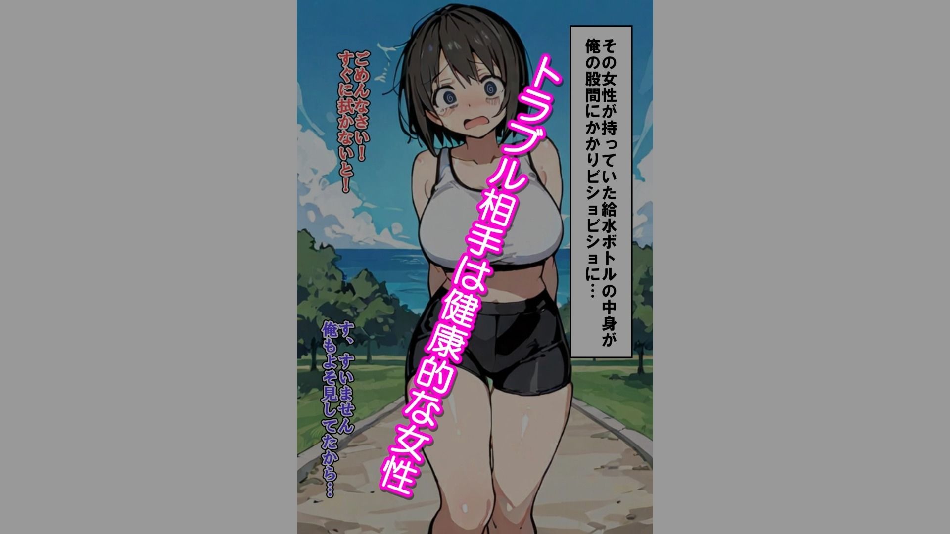 次第に乱れるジョギング女子【セルフAIリメイクver】 画像2