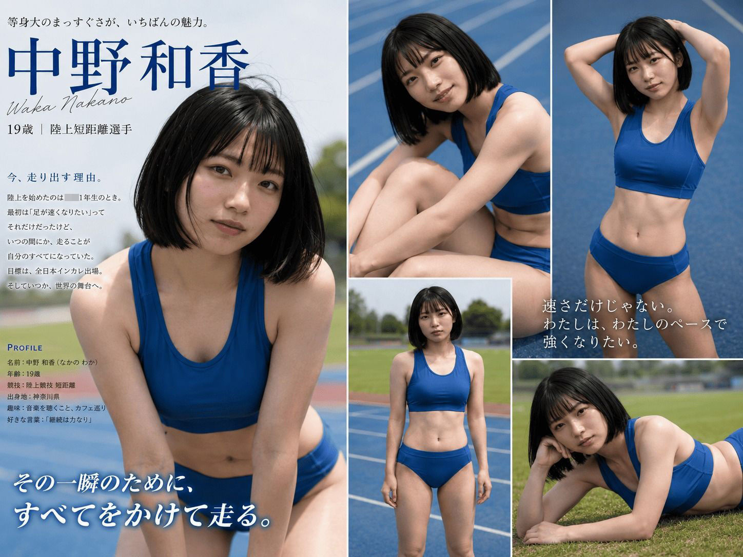 女子陸上部ヌードグラビア写真集  Vol.1 サンプル1