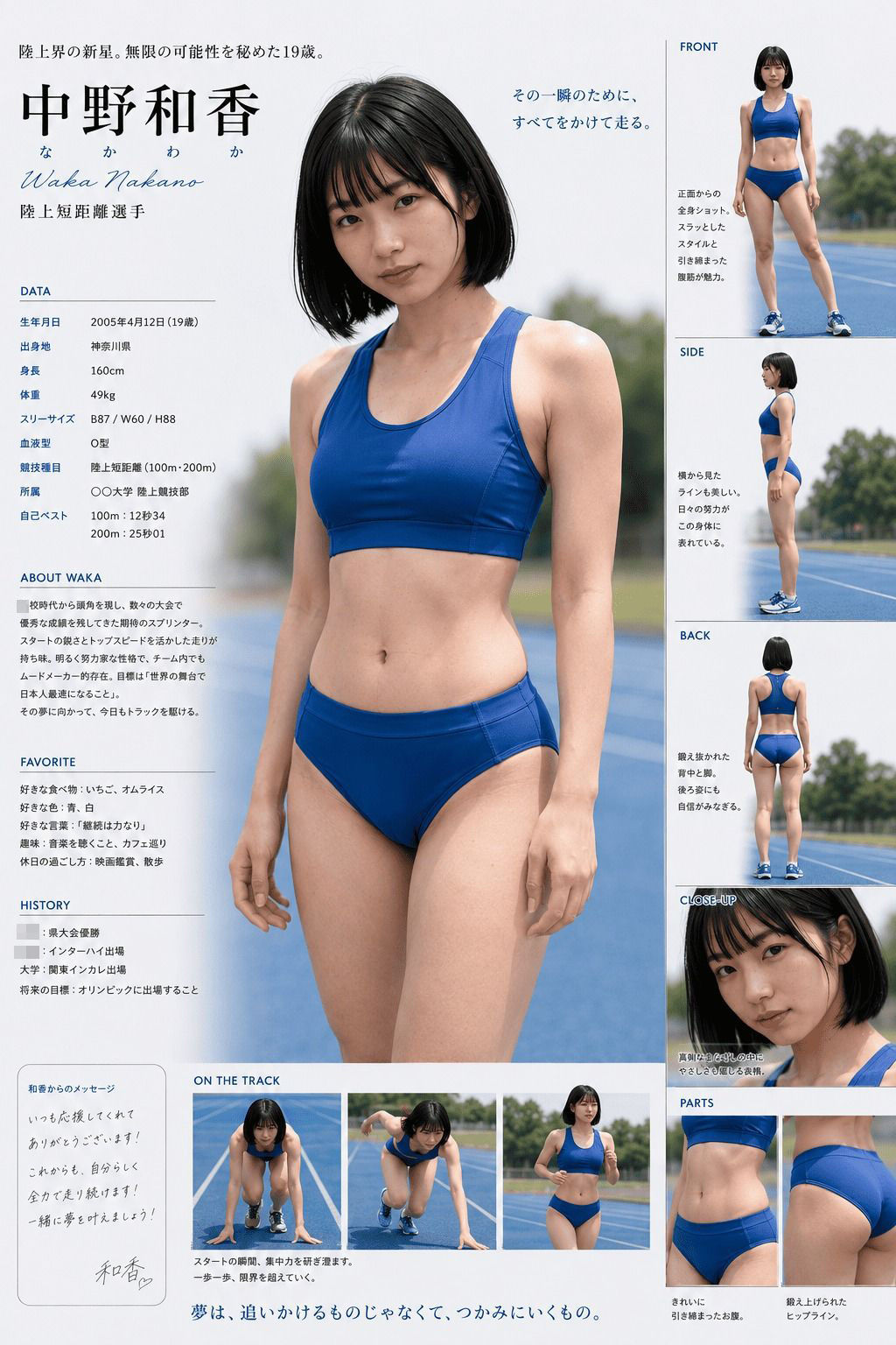 女子陸上部ヌードグラビア写真集  Vol.1 サンプル3