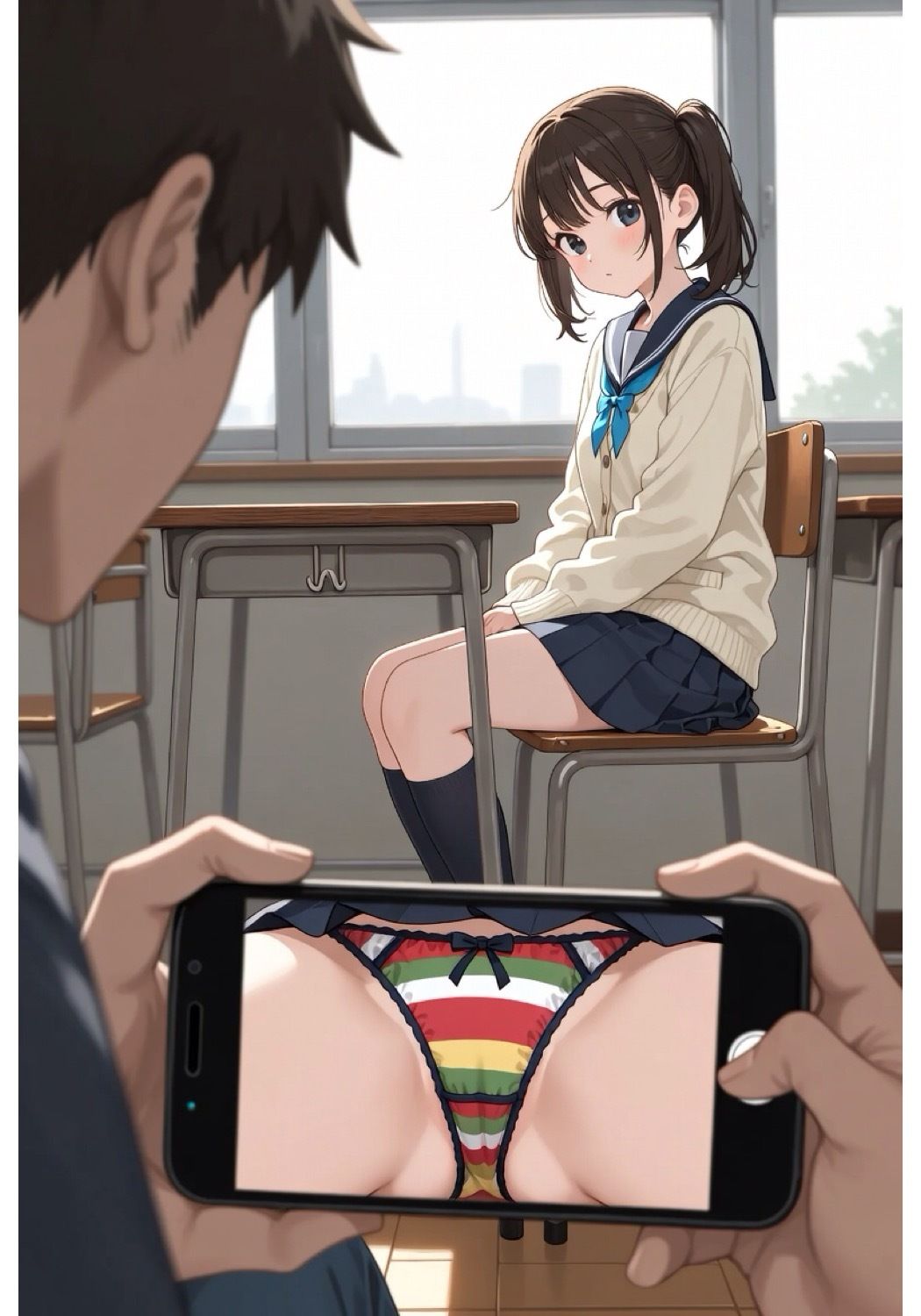 少女の撮り映像添え サンプル画像 5