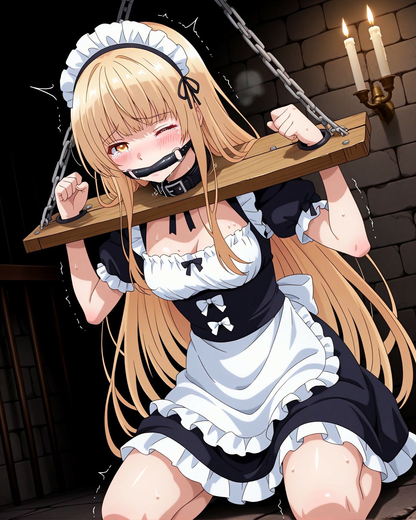 天使メイドお仕置きSM調教CG集
