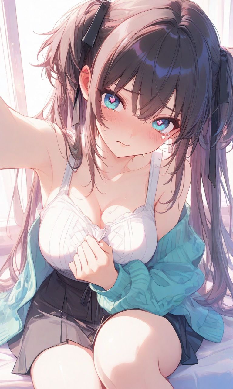 499枚。瞳と、雫と、ビッチな微笑み。僕を狂わせる濡れる彼女。2