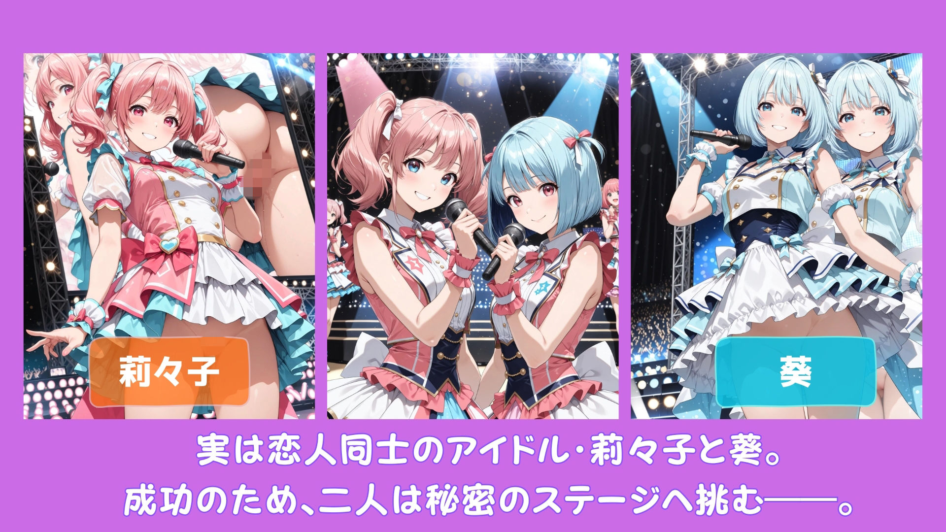恋人同士の百合アイドル 〜会員制シークレットSHOW〜 画像1