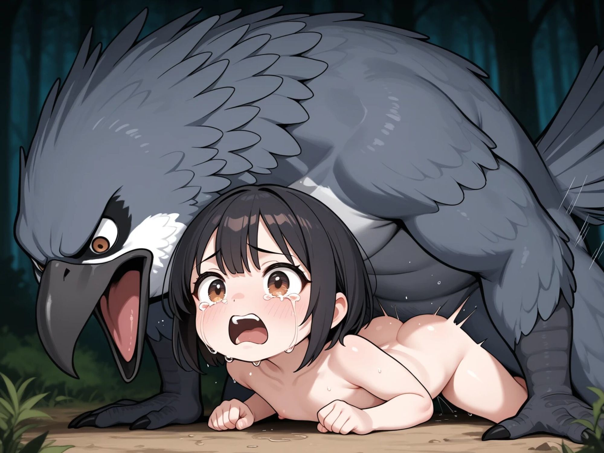 異種姦＆出産〜苗床にされた少女たち〜_9