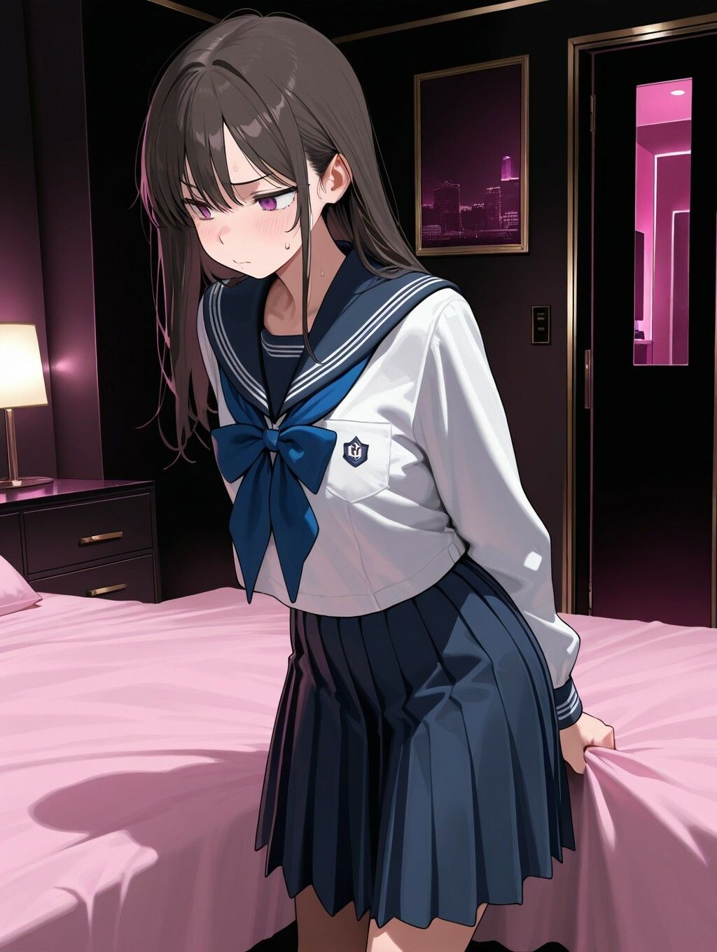 勢いでラブホに来ちゃった女の子