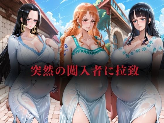 「妊娠中拉致→出産→子持ち風俗 」〜◯わらの一味美女3人同時堕ち〜 ナ◯・ロ◯ン・ハン◯ック サンプル1
