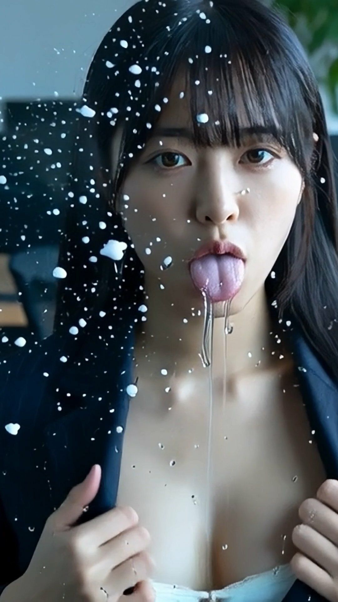 サンプル-舌フェチ8 AI OL - サンプル画像