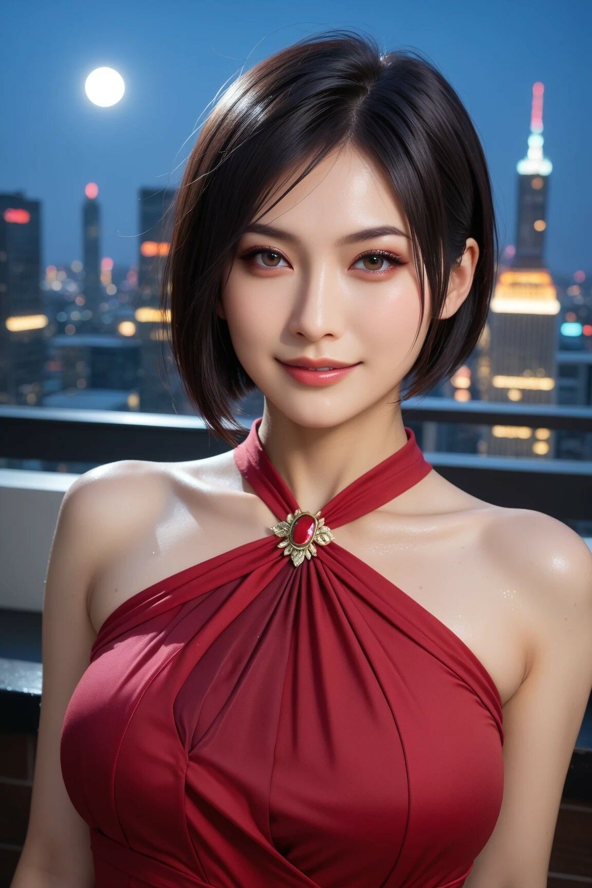紅のファムファタール ― エ●ダに絡め取られる、任務を超えた灼熱の夜 サンプル1