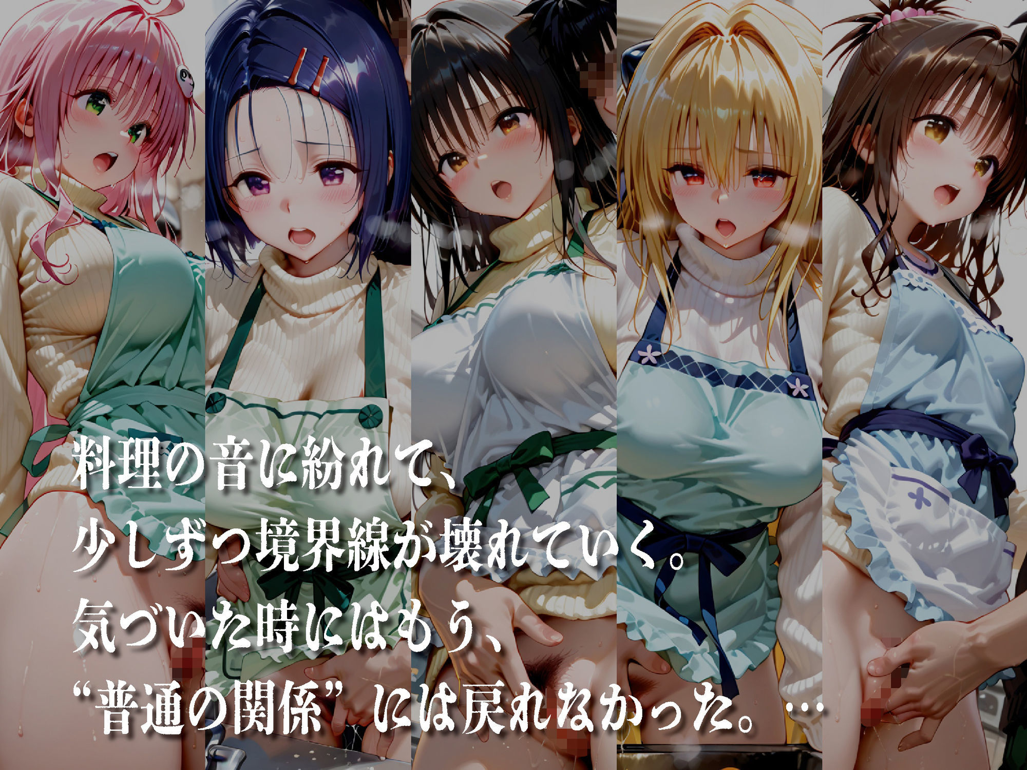 サンプル-エプロン姿に耐えられなかった夜〜と○ぶる〜【豪華CG500枚収録】 - サンプル画像