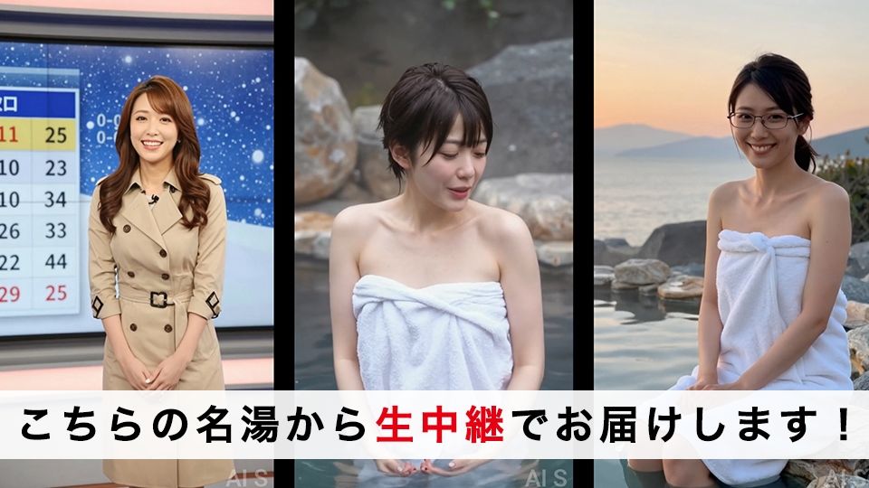 【約70分】『強●脱衣』女子アナ脱衣 ニュース番組の裏で自らすべてを曝け出す-AIで描く究極の美女達- 画像4