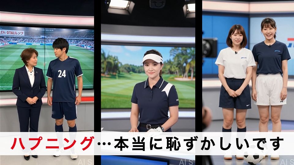 【約70分】『強●脱衣』女子アナ脱衣 ニュース番組の裏で自らすべてを曝け出す-AIで描く究極の美女達- 画像9
