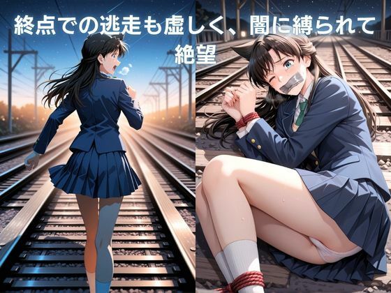 寝入る標的 〜終電車内での屈辱〜 毛〇蘭 名探偵コ〇ン 画像7