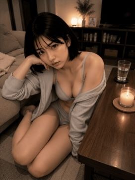 【AIグラビア】「ダメだよ？」と言いながら視線で誘う…ベッドの上の無防備なひなちゃん 60P サンプル6
