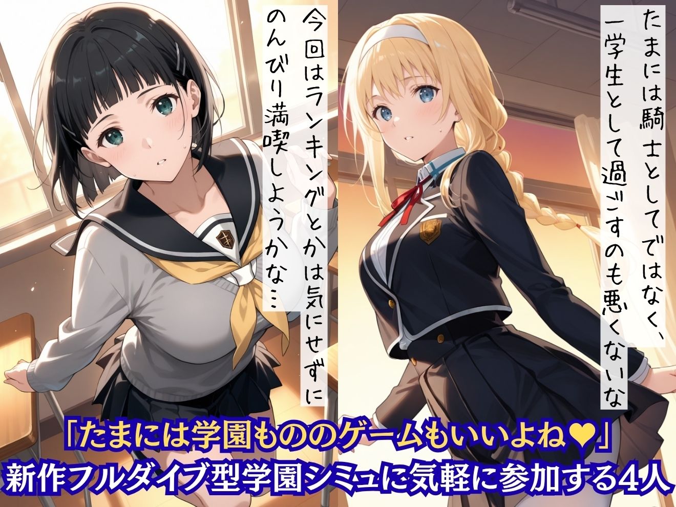青春学園ぬるゲーの甘い罠に次々とわからせられちゃうSA〇ヒロインたち 画像1