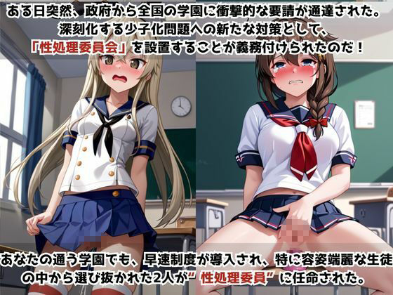 学校の性処理委員に任命されてしまった島〇＆時〇の日常 サンプル1