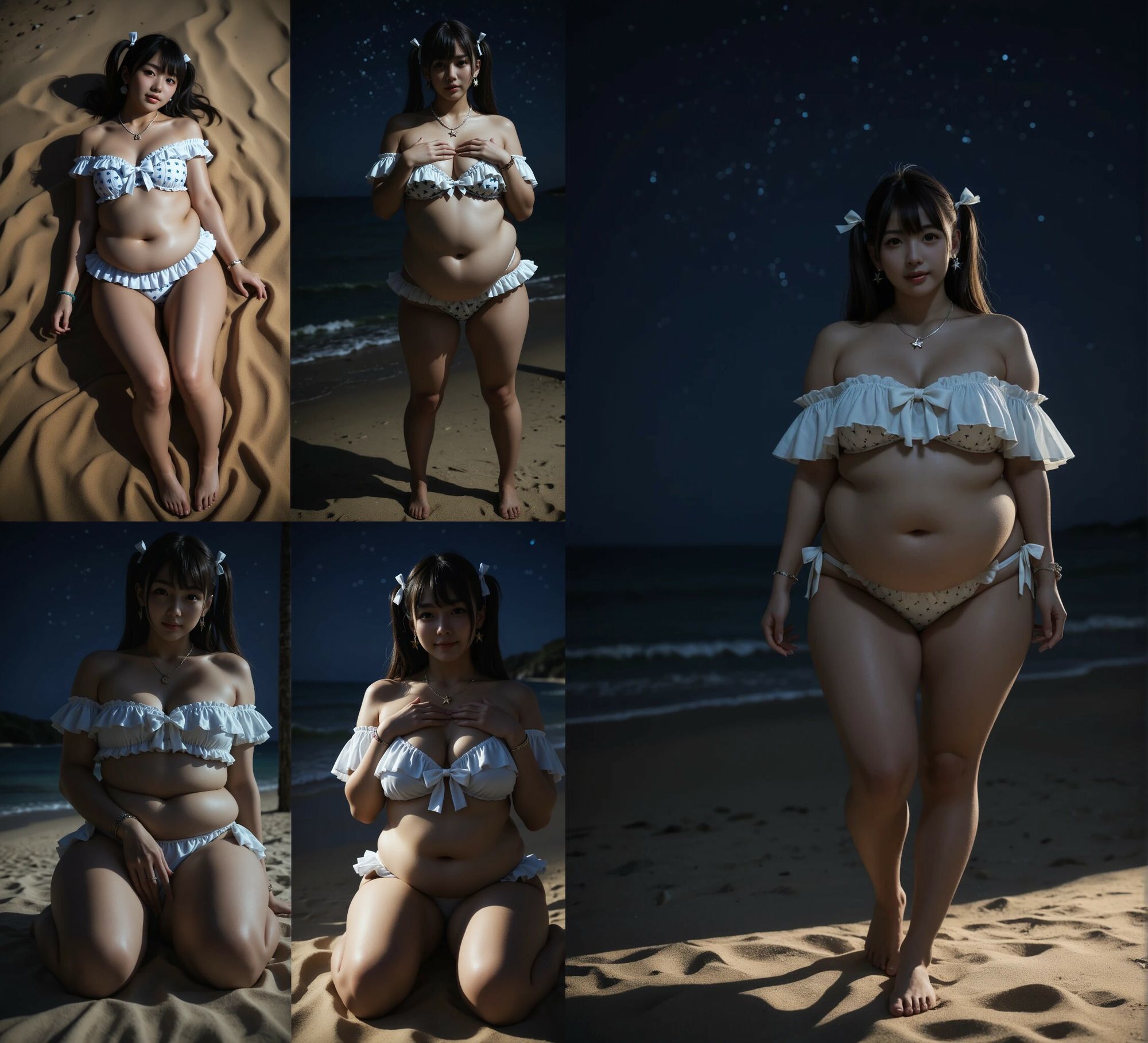 美形ぽっちゃりと無人島で開放的になっちゃいました 画像1