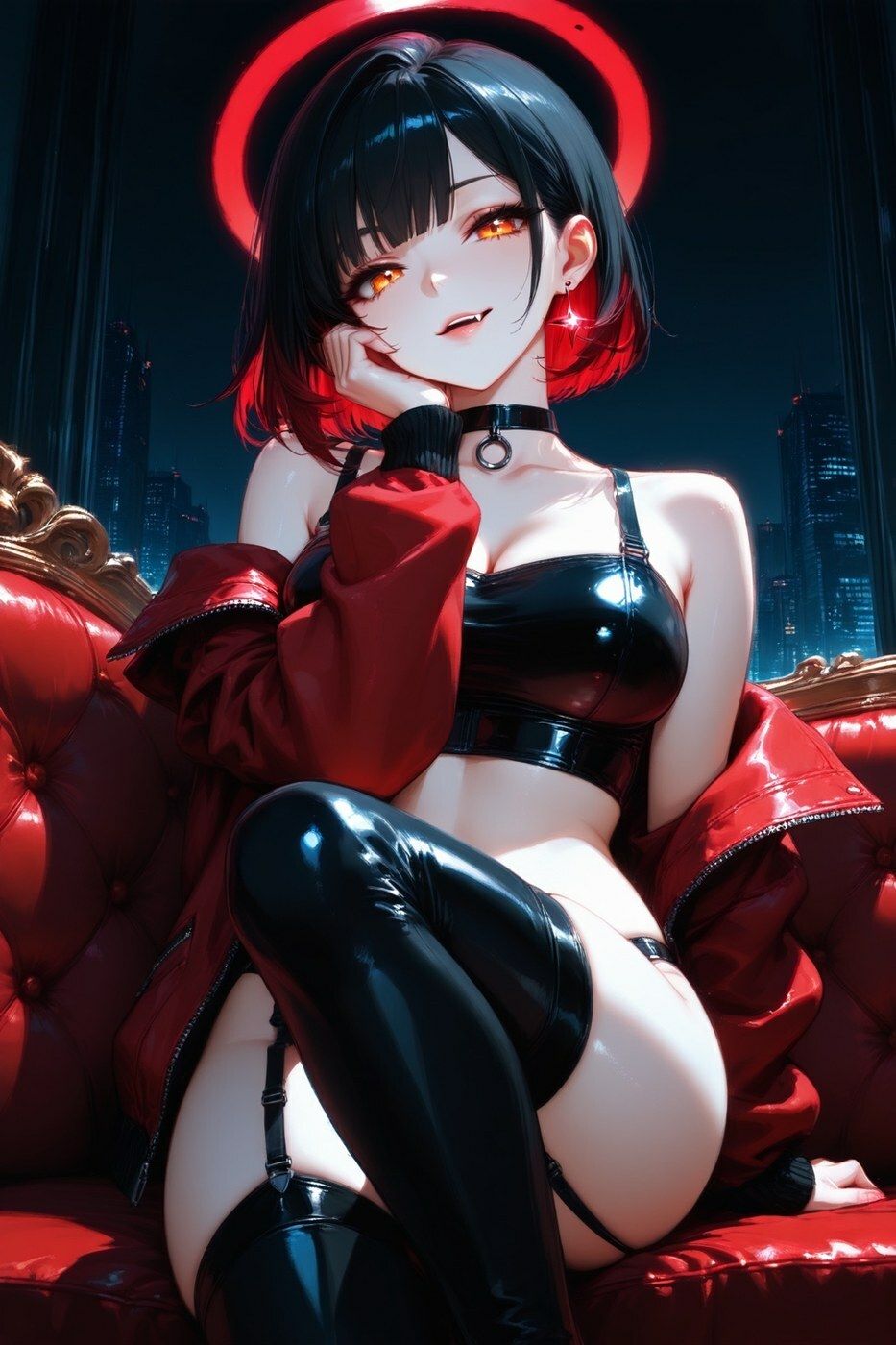 リゼラ - 赤い夜にからかわれる小悪魔CG集 - サンプル2
