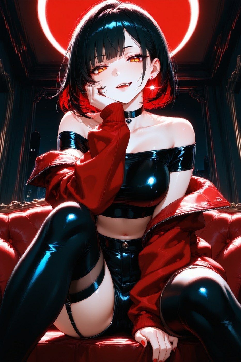 リゼラ - 赤い夜にからかわれる小悪魔CG集 - サンプル4