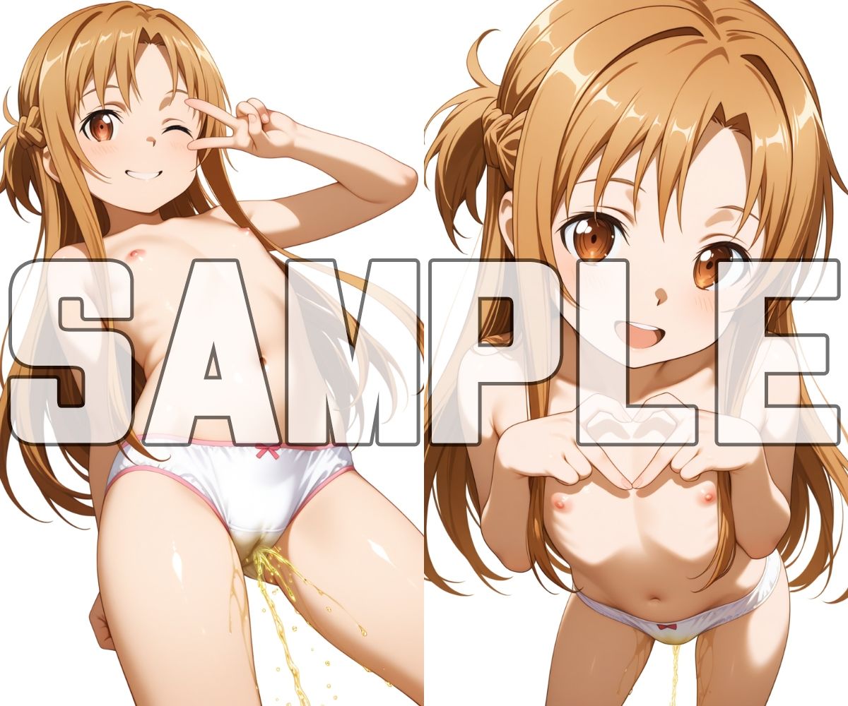ヒヨコなヒロインのぱんいちおもらし【ア〇ナ / 桐ヶ〇直葉 / ア〇ス】_4