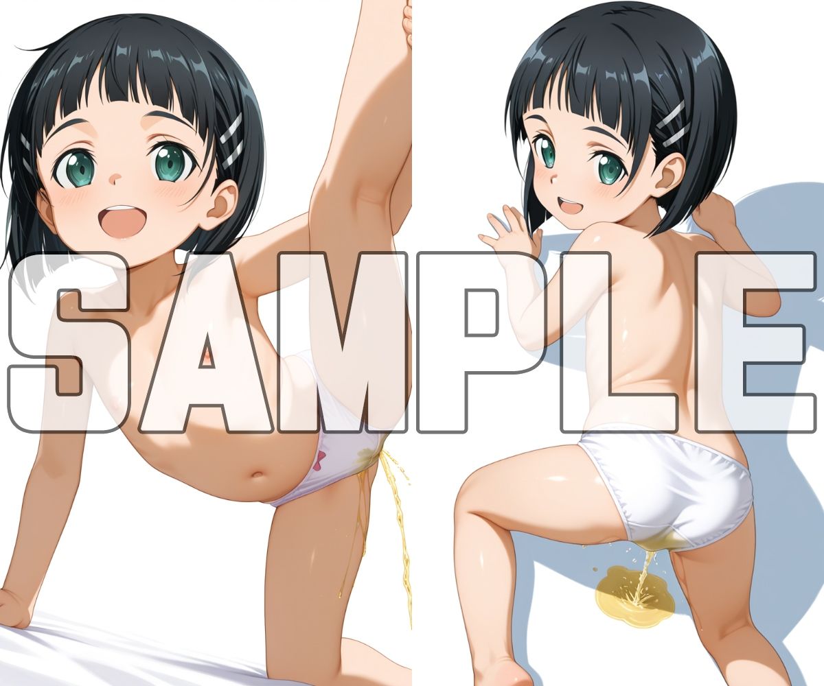 ヒヨコなヒロインのぱんいちおもらし【ア〇ナ / 桐ヶ〇直葉 / ア〇ス】_8