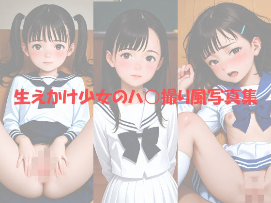 生えかけ少女のハ○撮り風写真集