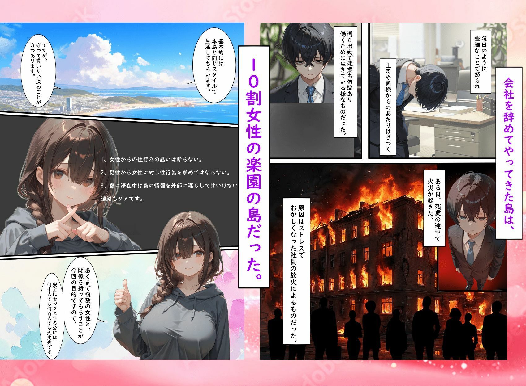 憑女島〜向かった島が痴女だらけで精子枯れるまで搾り取られたった 画像2
