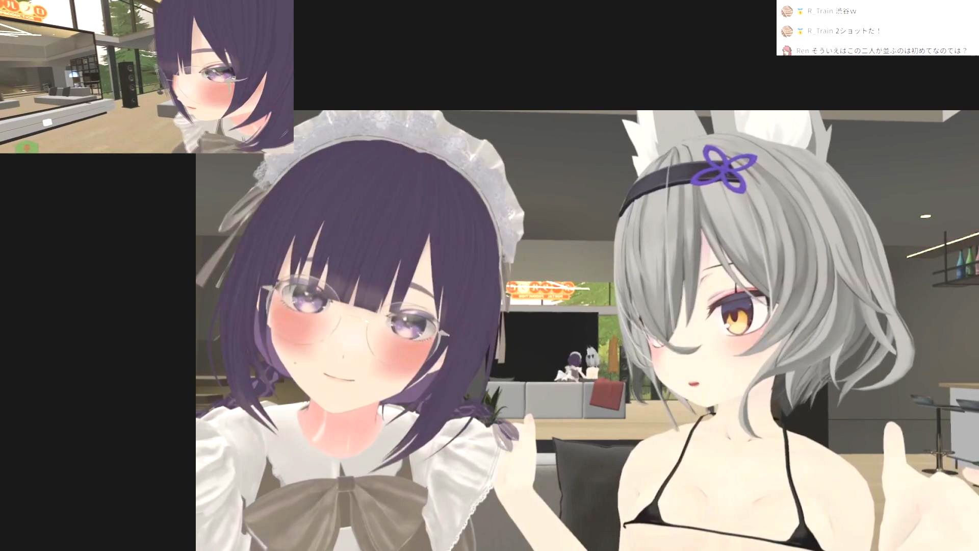 サンプル-ゆらがわもふぃさんがエッチなことをしながらメタバースの中で事務乃あんずさんに撮影される動画 ymfy-20260605 - サンプル画像