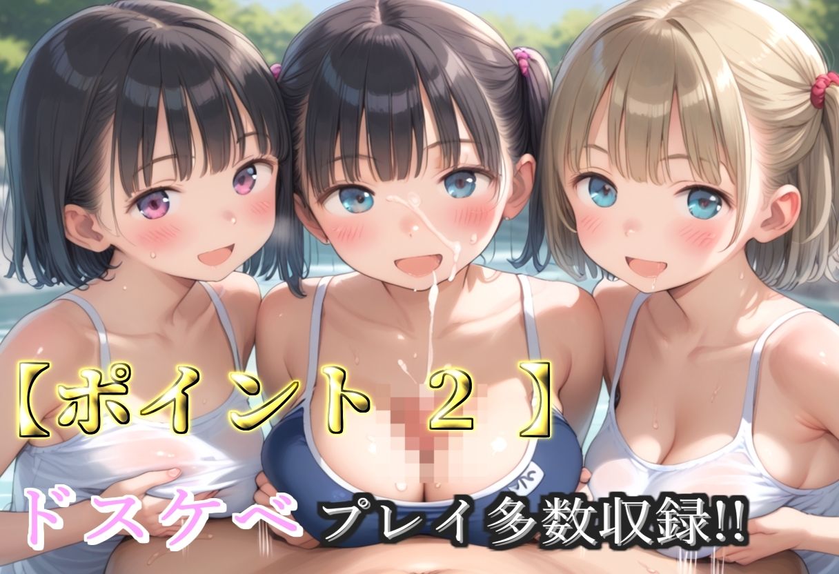 【プレミアシリーズ】【豪華特典あり】スク水つるぺた学園乱交  真夏のビーチで集団乱痴編【500個】 サンプル4