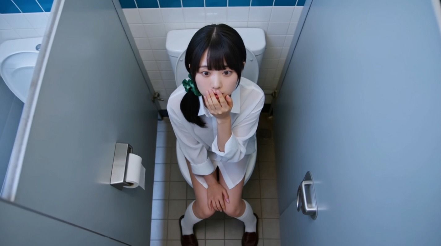 露出女子〇生の冒険4「修学旅行編」男子便器 サンプル6
