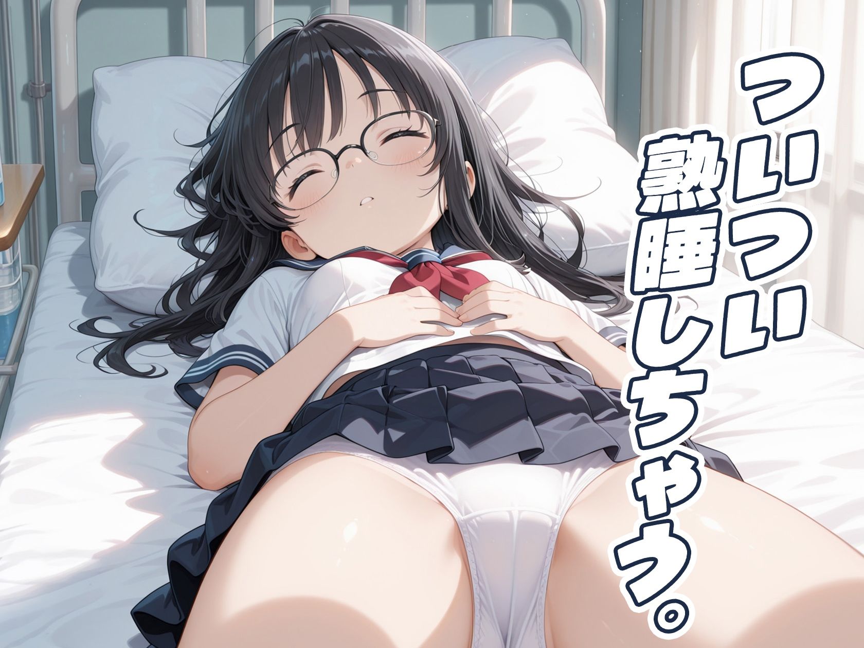 保健室で寝ただけなのに思っいっきしセックスされた件。_3