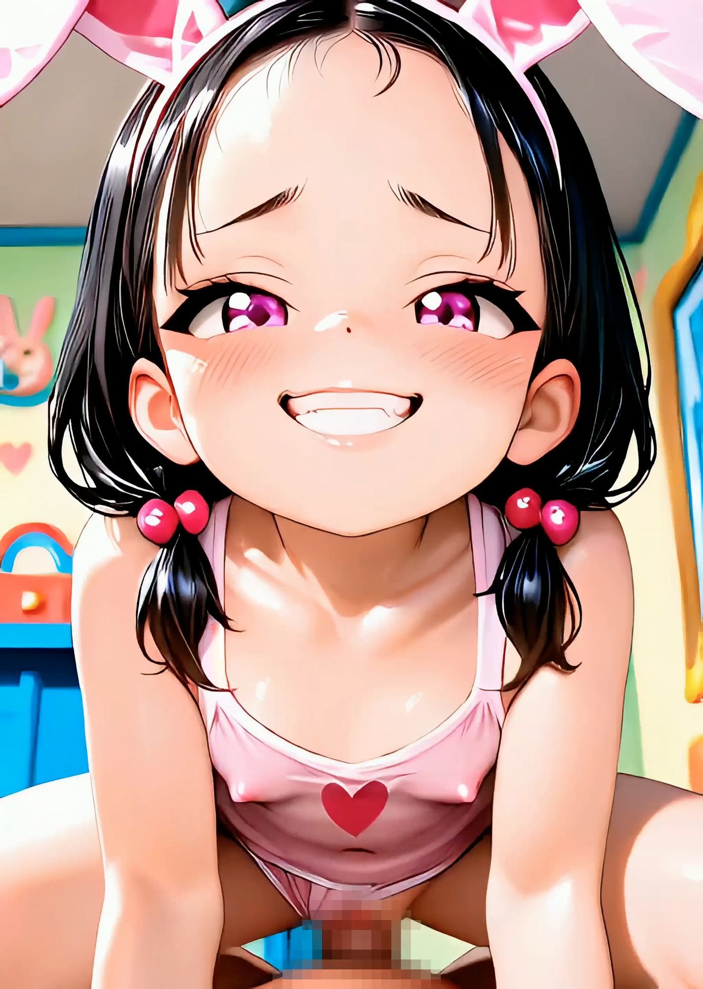【アニメ】メス◯キなうさ耳娘を今日こそわからせたい！【60fps】_3
