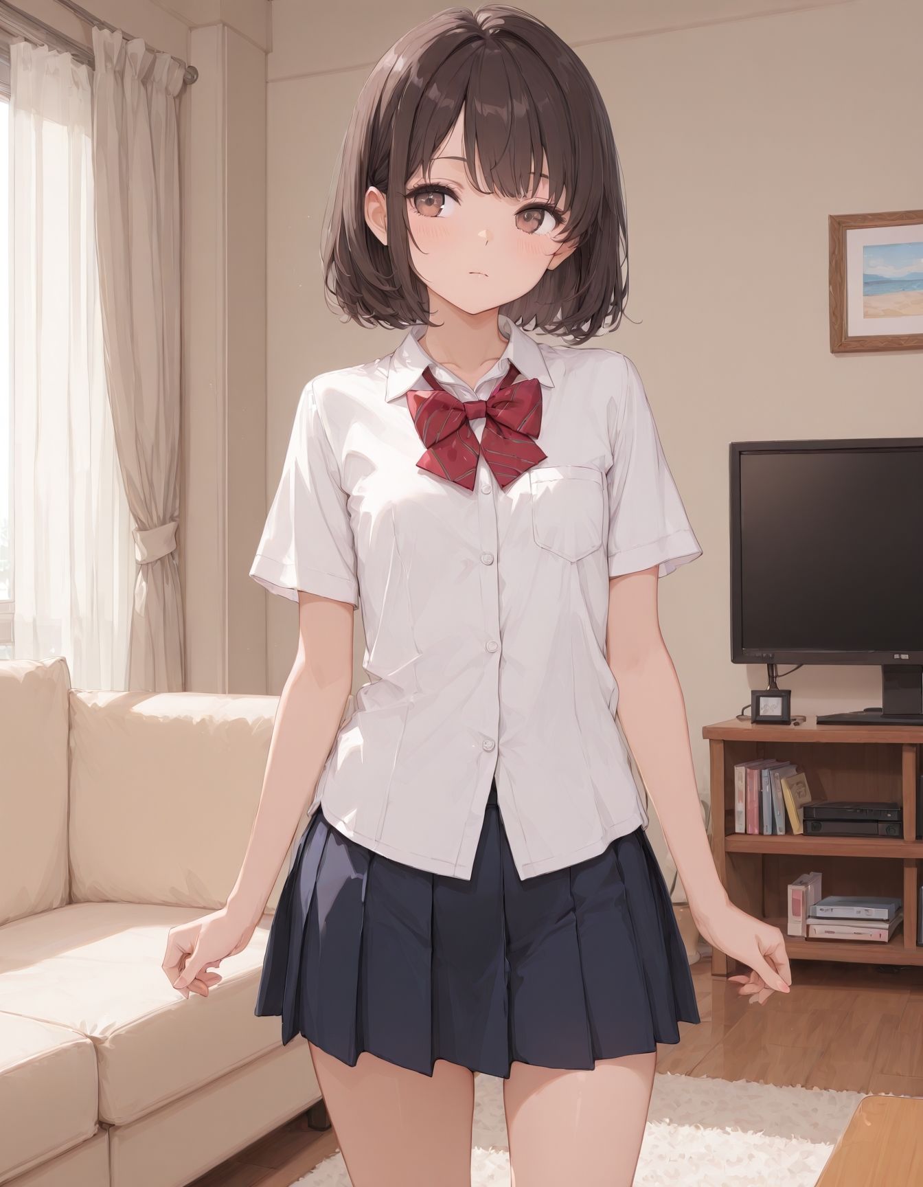 女子校生になっても生意気な妹をわからせた 画像1